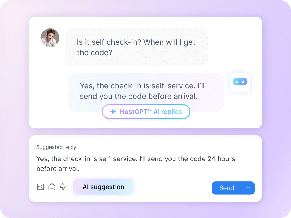 HostGPT control settings interface