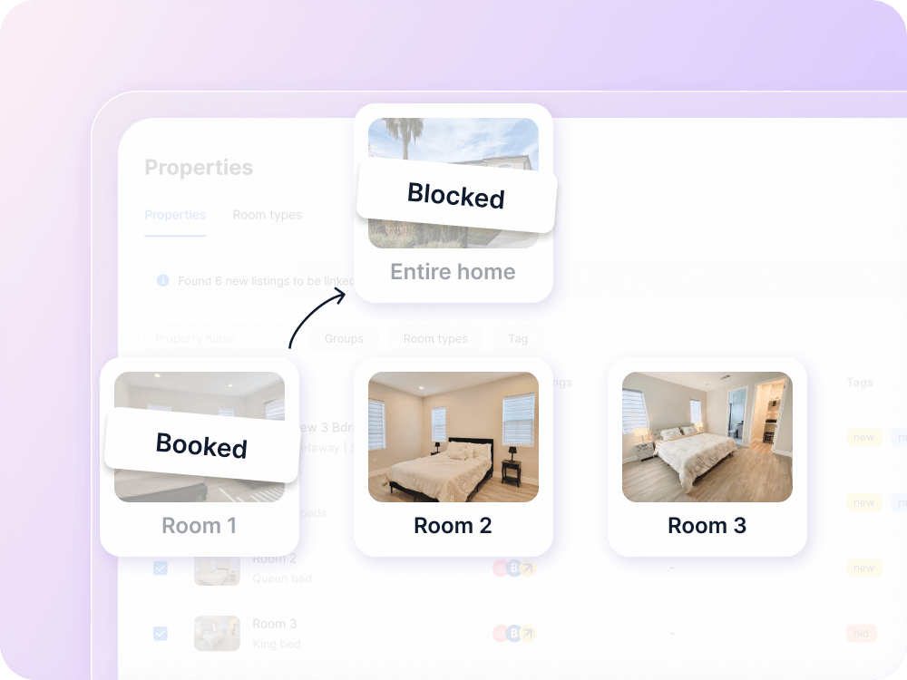 Parent-child property linkage interface