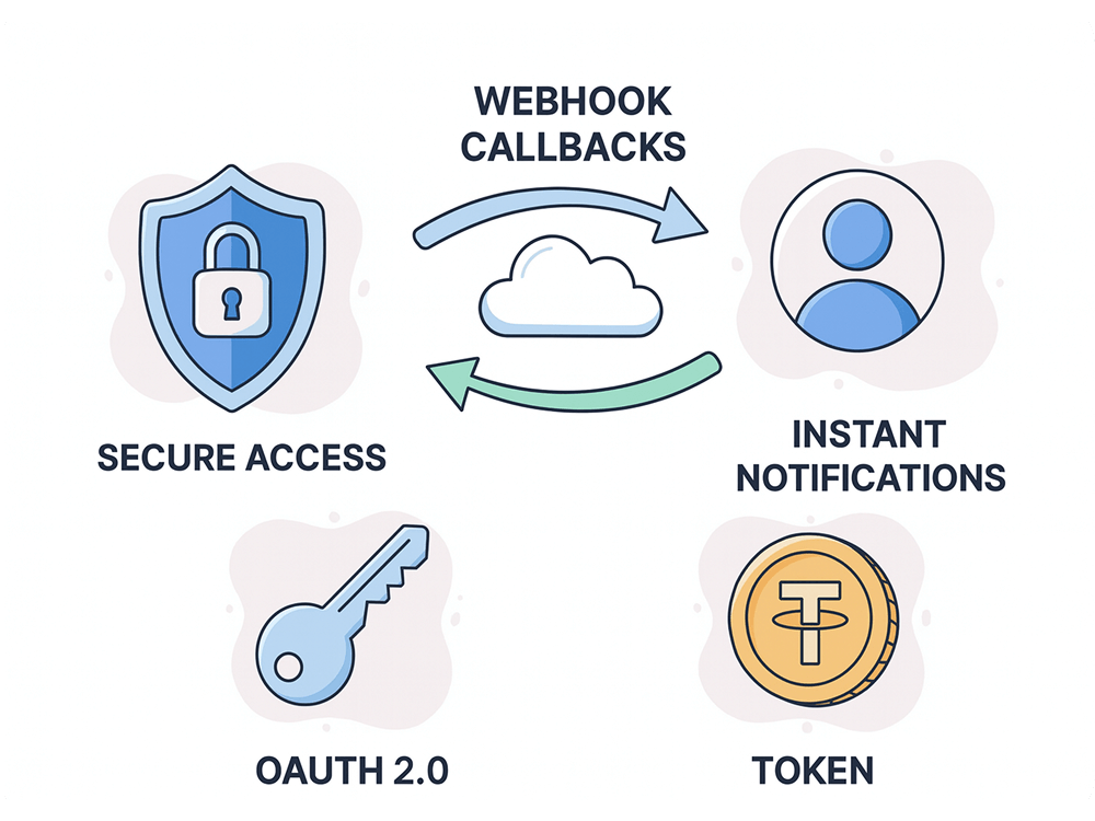 Webhook and security interface