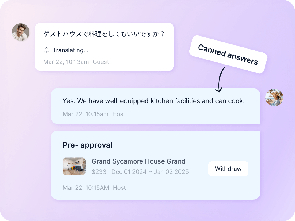 Communication features